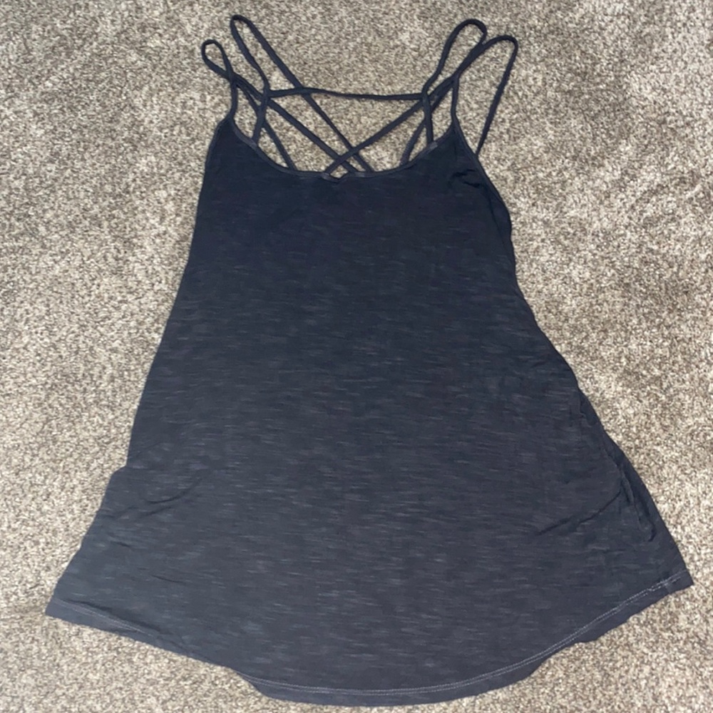 Gray Strappy American Eagle tank top